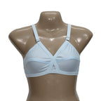 Shezaib classy cotton non-padded bra in blue color