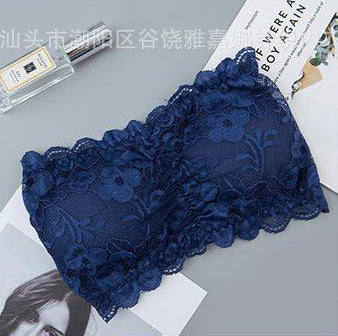 Pack of 2 women backless Comfortable Padded Strapless Lace bra-744